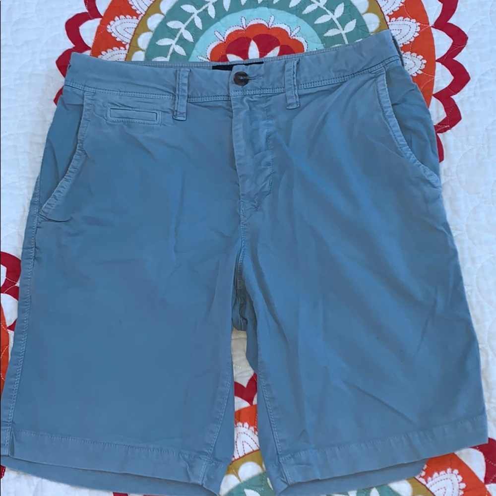 Blue Khaki Shorts
